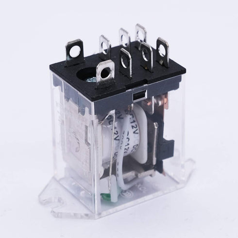 mxuteuk 2pcs DC 12V Coil 8 Pin 10A Electromagnetic Power Relay - General Purpose JQX-13F-DZ-DC12V