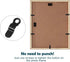 100PCS Picture Turn Button Fasteners, Photo Frame Hardware, Black