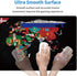 RTGGSEL 31.5x11.8 Inch Non-Slip Long Extended Gaming Mouse Pad with Stitched Edges (Black World Flag Map)