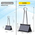 Ufmarine Jumbo Binder Clips, 3 inch (18 Pcs), Extra Large Clips for Office Supplies and Organization
