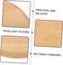 OUNONA Replacement Wooden Stool Seat Solid Rubberwood Round Dining Stool Accessory Sturdy Comfortable Scratch-Resistant
