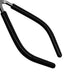 EISCO 9.75" Long Beaker Tongs - Rubber Coated Jaws Nickel Plated Steel for Holding Items