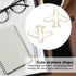 Zerodis Airplane Shaped Paper Clips, 100Pcs Mini Cute Paperclips for Document Sorting and Organizing at Office, School,