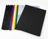 HOUYEE Binding Covers and Combs Set, 50 Pcs Leather Texture Paper Binding Covers, 50 Pcs Clear Covers