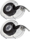 LUOZZY 2 PCS Magnetic Tape Dispenser, Flexible Strong Magnetic Strip with Adhesive Backing for DIY Craft Projects