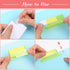 File Folder Tabs, Paxcoo 50 Sets Multicolor Hanging File Folder Tabs and Inserts, Plastic Tabs for Hanging Folders