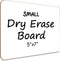 Scribbledo Small White Board, 5x7 Inch Dry Erase Mini Whiteboard, Handheld Personal Marker Board for Students, Office