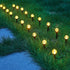EFYUE 20 16.4ft 8 Solar String Lights for OutsideOutdoor String Light LED Lighting Modes Waterproof for Garden