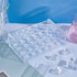 OLYCRAFT 24 Sockets Acrylic Clear Test Tube Rack, Transparent Acrylic Holder for 5ml Test Tubes, Laboratory Display