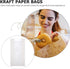 30pcs 23x12x5cm Packaging Homoyoyo Kraft Paper Bread Bags with Window for Toast and Baguette, Mini Loaf Pouches