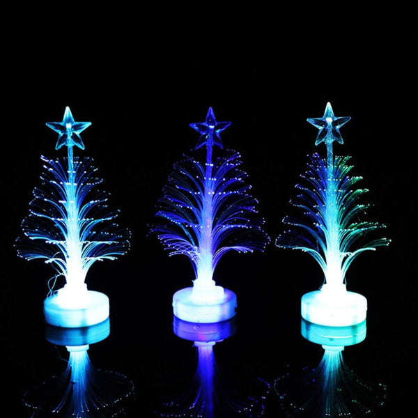 Uonlytech Color Changing Night Lights 2 Pcs Christmas Tree Night Light Colorful