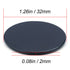 LOVIMAG Strong Waterproof Neodymium Disc Magnets, 1.26 inch x 0.08 inch, Pack of 6 with Epoxy Coating and Adhesive