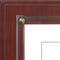 Slide-in Certificate Plaque and Document Holder - CHERRY