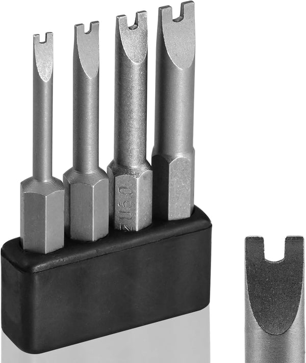LMXMGRG 4 PCS Spanner Bit Set 2'' Security Screwdriver Bit Sizes:SP3 SP4 SP5