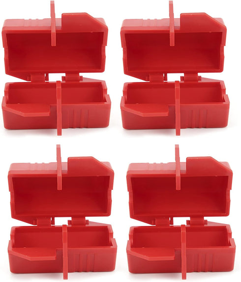 Lockout Plug Lock Tagout - Electrical Plug Lockout Tool for Air Conditioning and TV Power Rationing 110V 4PCS