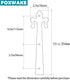 10 Barn Sliding Door Decorative Corner Bracket in Gate Hinge Garage Door Strap Hinges Matte Black Rustic I Brackets
