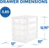Gracious Living 4 Drawer Desktop & Countertop Organizer with Lid for Craft Storage, Office Supplies, School Supplies,