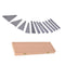 kimllier 12Pcs Precision Steel Angle Gauge Block Set, 1/4 to 30 Degree with Box