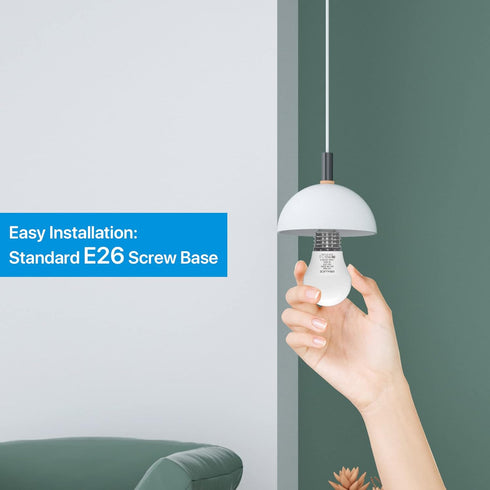 ORALUCE A15 LED Bulb, 5 Watts Warm White 3000K, 40W Equivalent, E26 Standard Base, 6 Pack
