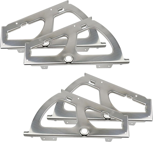 Coshar 4Pcs 1 Layers Shoes Drawer Hinges Stainless Steel Fan Shape Shoe