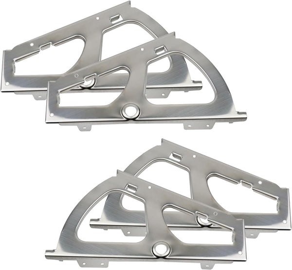 Coshar 4Pcs 1 Layers Shoes Drawer Hinges Stainless Steel Fan Shape Shoe