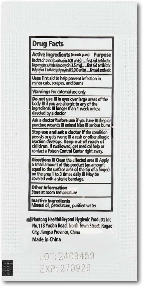 3 RHINO RESCUE Wound Closure Kit, Types Butterfly Bandages with Bandages, Triple Antibiotic Ointment, Wound Closure