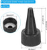 PATIKIL 30Pcs Plastic Twist Bottle Caps 24/410, Ribbed Edge Squeeze Replacement Caps with Foam Gasket for Glue, Paint,