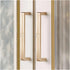 DLAHPJPT Handle(6489 192mm) Antique Kitchen Furniture Cabinet Drawer Pull Gold Zinc Alloy Vintage Wardrobe Drawer