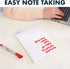 Quartet Glass Desktop Notepad, 9" x 6", Whiteboard, Dry Erase Surface, 2 Pack
