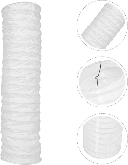 Uonlytech Nordic Style Floor Lamp Shade Paper Standing Light Cover for Living Room Bedroom Hotel Decoration Replacement