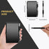 Chinco 4 Pieces Metal Pocket Notebook Portable Aluminum Notepad Refillable Metal Notebook with Mini Pen and Paper for To Do Lists and Note Jotting by Chinco