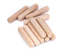 ZOENHOU 1000 PCS Wooden Dowel Pins 3/8" x 1 1/2", Hard Wood Fluted Dowel Plugs with Beveled Ends for Woodworking