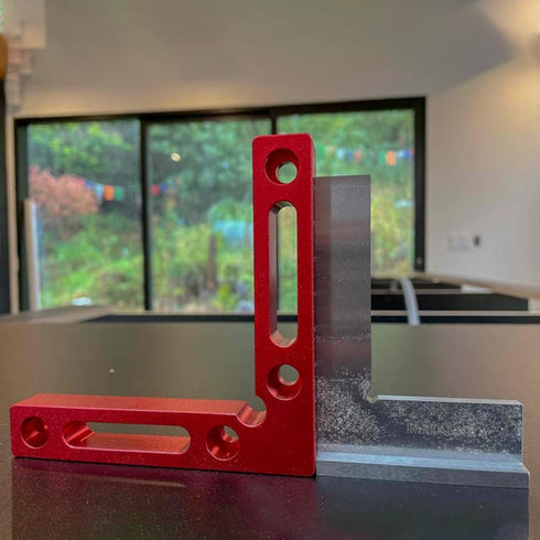 Precision Machinist Square 4 Inch Engineer Square, 90 Degree Right Angle Ruler, Ground Hardened Steel