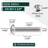 1/4-20 x 1-1/4" Pan Head Machine Screw, 304 Stainless Steel, 25 Pcs
