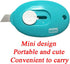 Mini Utility Knives Box Cutter, Retractable Letter Opener (Blue/Pink/White) 6PC