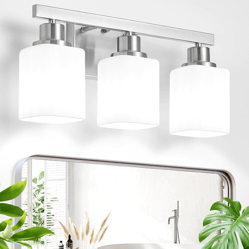 1 Pack, Square Frosted Glass Shade Replacement Shade DIKAIDA High Transmittance Square Glass Lampshade Covers