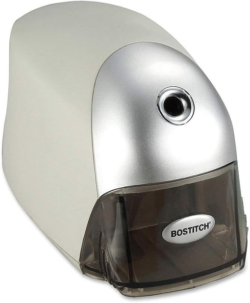 Bostitch Office QuietSharp Executive Heavy Duty Electric Pencil Sharpener for 65% Faster Sharpening and 6X Longer Cutter Life - Colored Pencil Compatible, Gold Chrome by Bostitch
