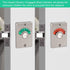 Door Lock Bathroom Toilet Door Lock with Occupancy Indicator Stainless Steel Vacant Engaged Toilet Indicator Lock Hardware Accessory by Garosa