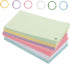 5sets TEHAUX Blank Index Note Cards Binder Writing Cards for Vocabulary Daily Planning and Study Convenient Portable