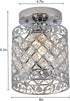 Create For Life (6 inch Mini Style Modern Decor Crystal Flush Mount Ceiling Light Fixture Crystal Chandeliers Light