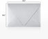 LUXPaper 4Bar A1 Contour Flap Invitation Envelopes | Silver Metallic | 3 5/8" x 5 1/8" | 80lb. Text | 50 Qty