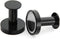 Mavoro Strong Magnetic Hooks Set of 2, Heavy Duty Black Magnet Hooks for Hanging Coats and Bags, Neodymium 52 Rare Earth