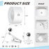 3 360 Dimmable (1 Pack, Adetu LED Wall Mounted Lights, Rechargeable Wall Sconces Lamp, Color Temperatures & Remote