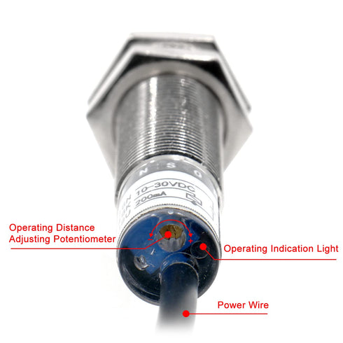 M12 Capacitive Proximity Sensor Switch Non-Shield Type LJC12A3-A-Z/AX Detector 1-5mm 10-30VDC