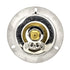 PIC Gauges PRO-204L-254R Panel Mount Front Flanged Glycerin Filled Industrial Pressure Gauge, 2.5" Dial