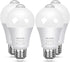 MikeWin Motion Sensor Light Bulbs, Outdoor 4 Packs, 13W (100W Equivalent) Security LED Bulb, E26, A19, 5000K Daylight