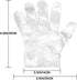 300pcs Disposable Plastic Gloves, Latex Free Powder Free Clear Polyethylene Hand Gloves Non-Sterile for Cleaning Cooking, Hair Coloring, Dishwashing, Food Handling, Large 300 Count (Pack of 1)
