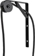 Aspen Creative 21005A, 4-3/4" 7" 1 Pack Wall Mount Bracket and Pulley for Pendant Light in Matte Black Finish, Deep x