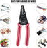 JRready Wire Accessory Tool, Electronic System Connector Application Tool, Multi-Function Precise Stripper
