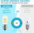 E17 LED Bulb Microwave Oven Appliance Light Bulb Super Power Saving Multiple Purpose Under Hood Over Stove Lights-3W(Equal to 40W Incandescent),380LM,6000K Daylight White-2 Packs by MIFLUS